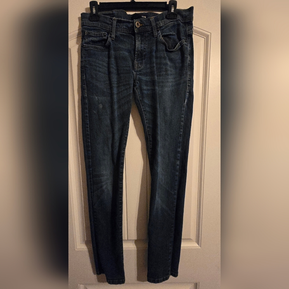 Stylish Men's Slim Jeans - Dark Blue